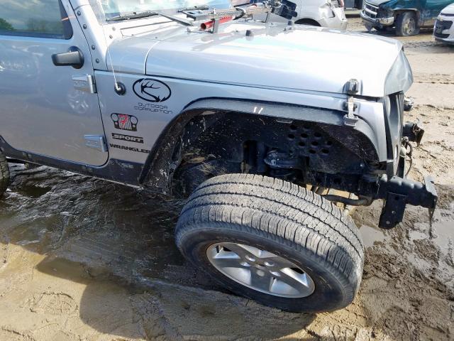 1C4AJWAG1FL581614 - 2015 JEEP WRANGLER SPORT  photo 9