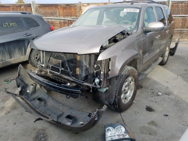 1GNSKBE02DR364940 - 2013 CHEVROLET TAHOE K1500 LT  photo 2