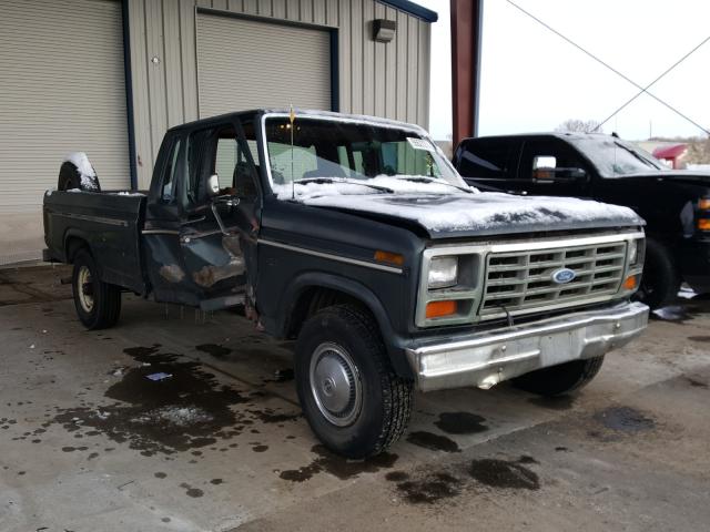 1FTHX2514FKA32071 - 1985 FORD F250 GREEN photo 1