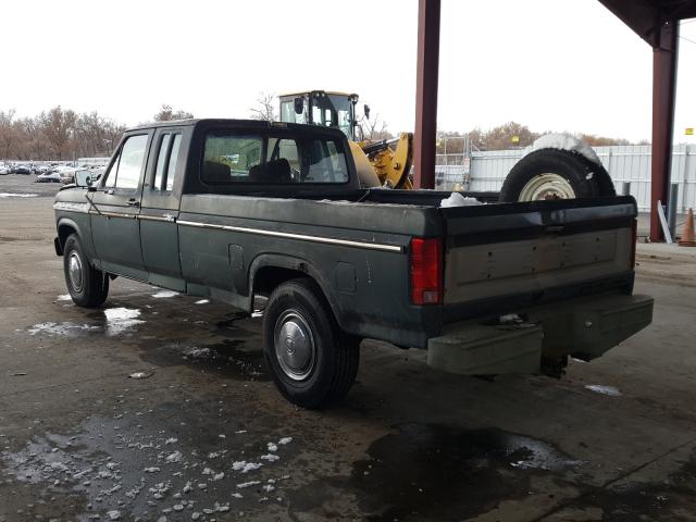 1FTHX2514FKA32071 - 1985 FORD F250 GREEN photo 3