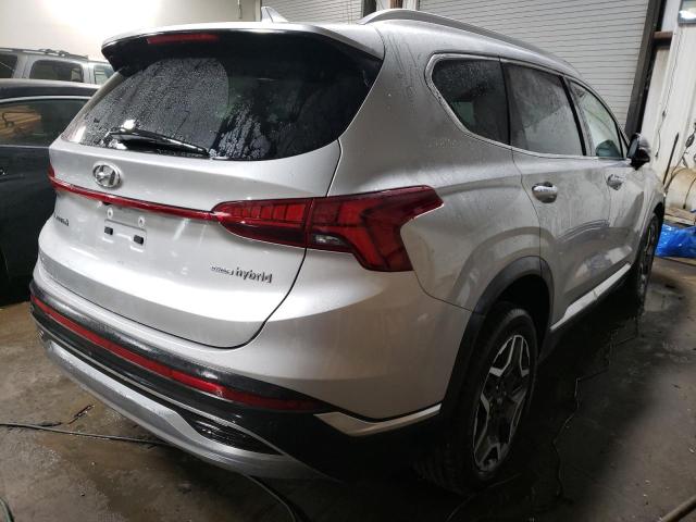 KM8S3DA16MU004868 - 2021 HYUNDAI SANTA FE SEL PREMIUM SILVER photo 4