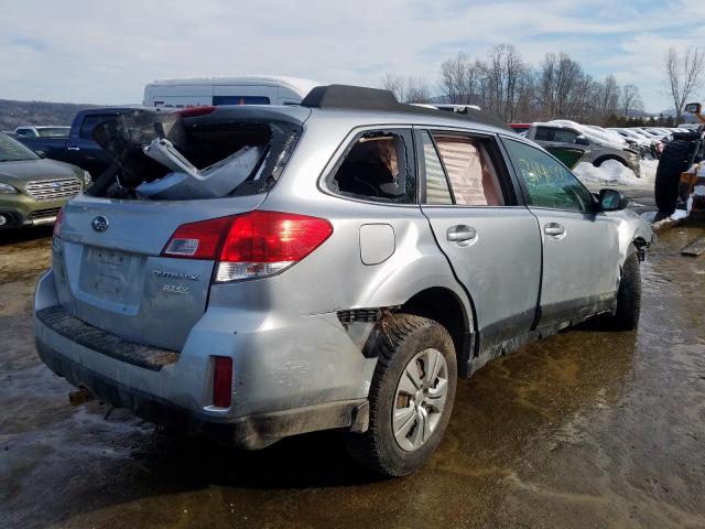 4S4BRBAC2D3227838 - 2013 SUBARU OUTBACK 2.5I  photo 4