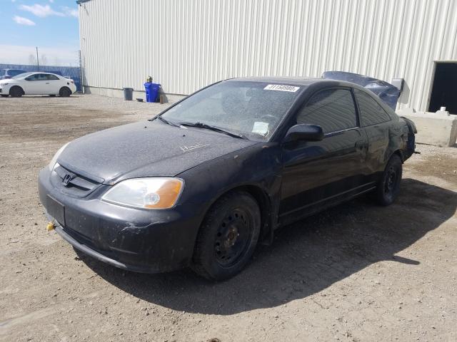 1HGEM22922L807155 - 2002 HONDA CIVIC EX  photo 2