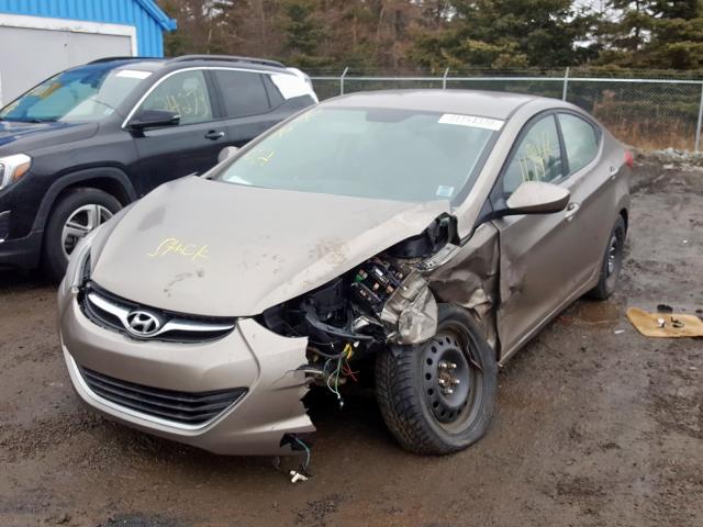 5NPDH4AE4DH410532 - 2013 HYUNDAI ELANTRA GLS  photo 2