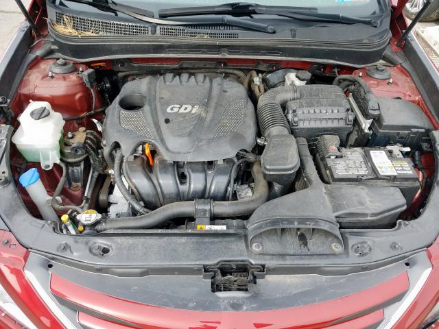 5NPEB4AC5EH852418 - 2014 HYUNDAI SONATA GLS  photo 7