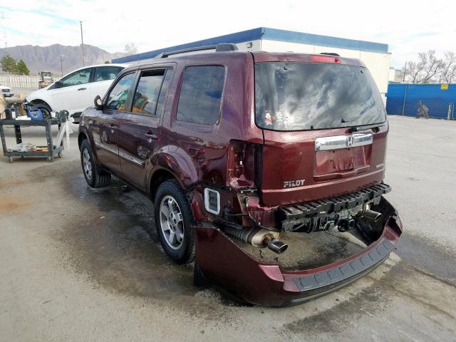 5FNYF3H97BB015699 - 2011 HONDA PILOT TOURING  photo 3