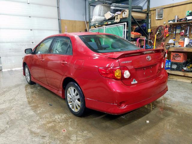 2T1BU4EE4AC475781 - 2010 TOYOTA COROLLA BASE  foto 3