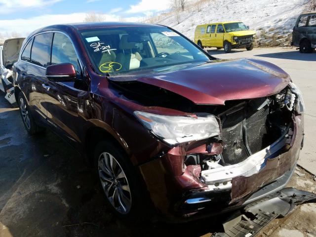 5FRYD4H48EB002737 - 2014 ACURA MDX TECHNOLOGY  photo 1