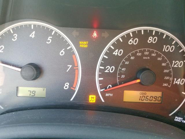 2T1BU4EE5BC567192 - 2011 TOYOTA COROLLA BASE  照片 8