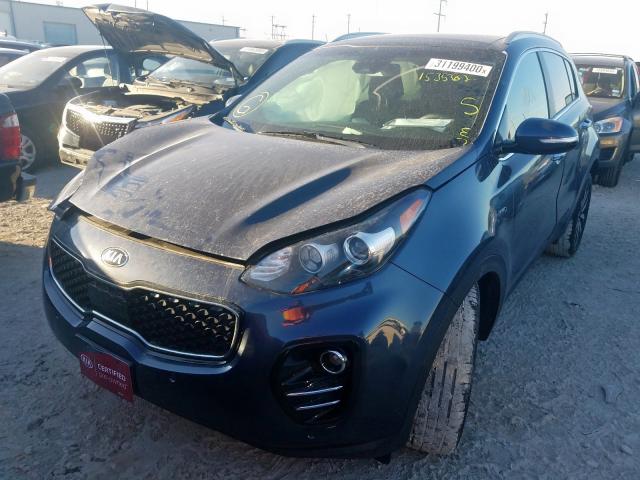 KNDPNCAC8H7153562 - 2017 KIA SPORTAGE EX  photo 2