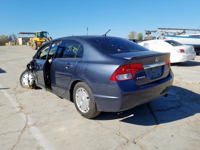 JHMFA3F20AS002692 - 2010 HONDA CIVIC HYBRID  photo 3