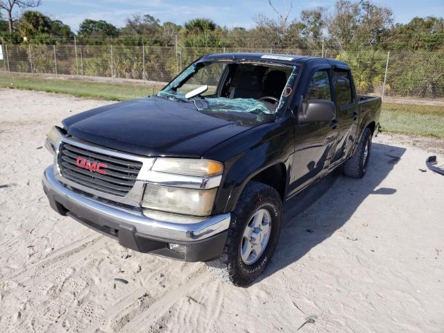 1GTDT136068274663 - 2006 GMC CANYON BLACK photo 2