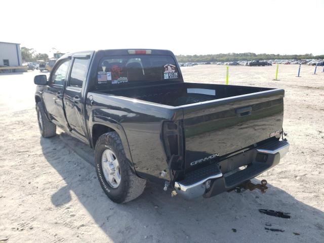 1GTDT136068274663 - 2006 GMC CANYON BLACK photo 3