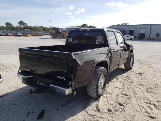 1GTDT136068274663 - 2006 GMC CANYON BLACK photo 4