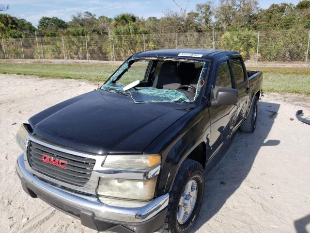 1GTDT136068274663 - 2006 GMC CANYON BLACK photo 9