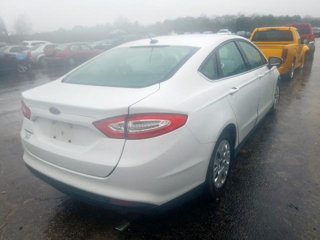 3FA6P0G77ER394313 - 2014 FORD FUSION S  photo 4