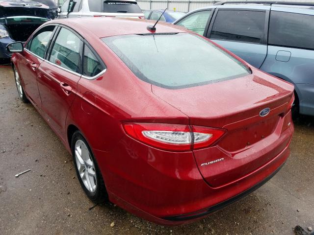 3FA6P0H75GR355284 - 2016 FORD FUSION SE  photo 3