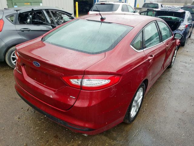 3FA6P0H75GR355284 - 2016 FORD FUSION SE  photo 4