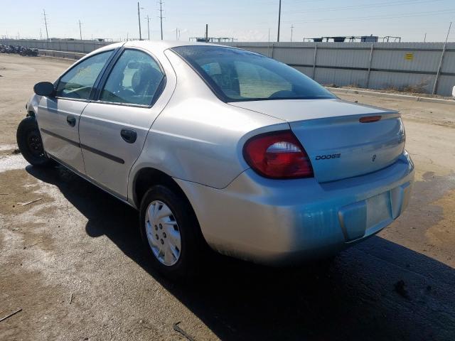 1B3ES26C85D249063 - 2005 DODGE NEON BASE  photo 3