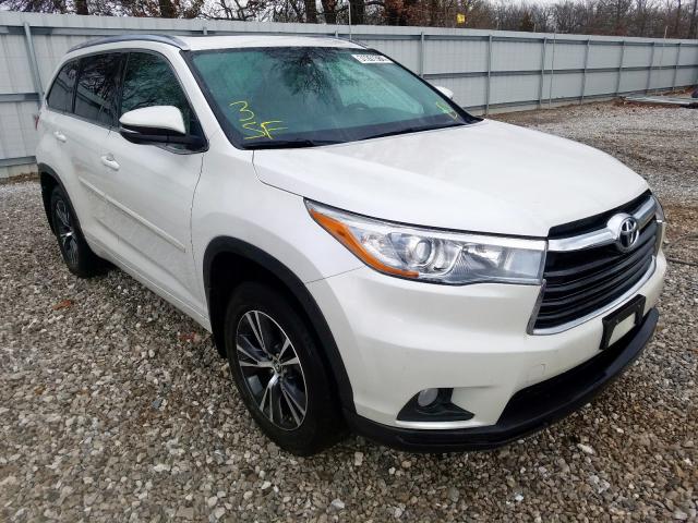 5TDJKRFH2GS330150 - 2016 TOYOTA HIGHLANDER XLE  ფოტო 1