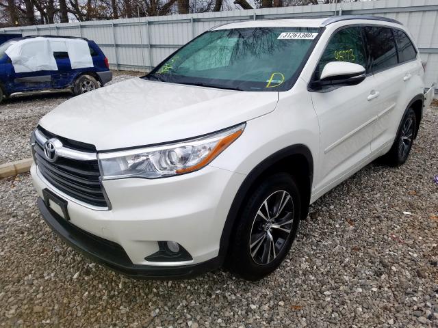 5TDJKRFH2GS330150 - 2016 TOYOTA HIGHLANDER XLE  ფოტო 2