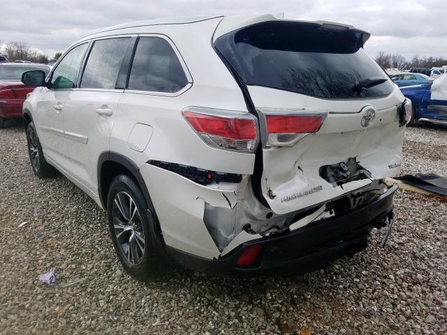 5TDJKRFH2GS330150 - 2016 TOYOTA HIGHLANDER XLE  ფოტო 3