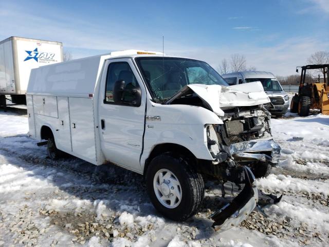 1FDSE3FL3CDB30540 - 2012 FORD ECONOLINE E350 SUPER DUTY CUTAWAY VAN WHITE photo 1