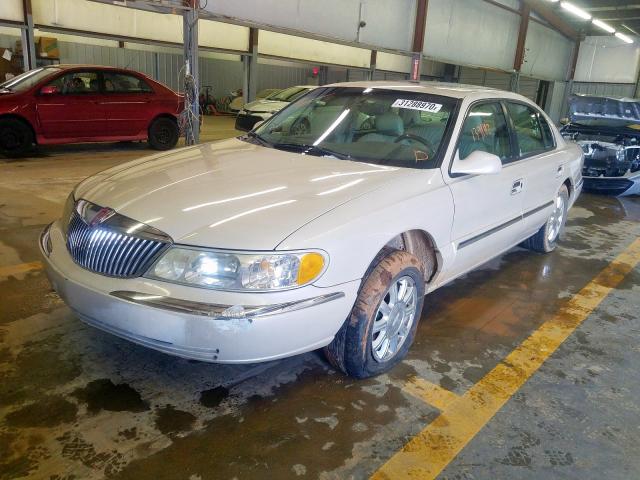 1LNHM97VX2Y600408 - 2002 LINCOLN CONTINENTAL  photo 2