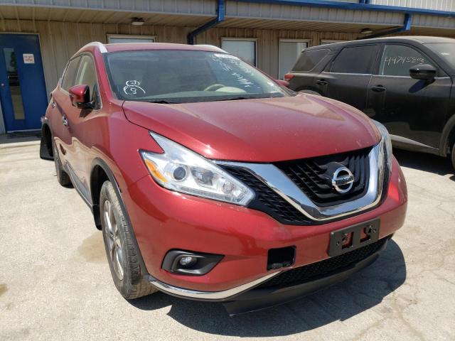 5N1AZ2MHXHN190664 - 2017 NISSAN MURANO S RED photo 1