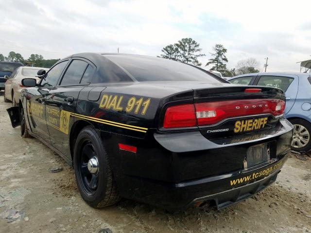 2C3CDXAT5EH171255 - 2014 DODGE CHARGER POLICE  photo 3