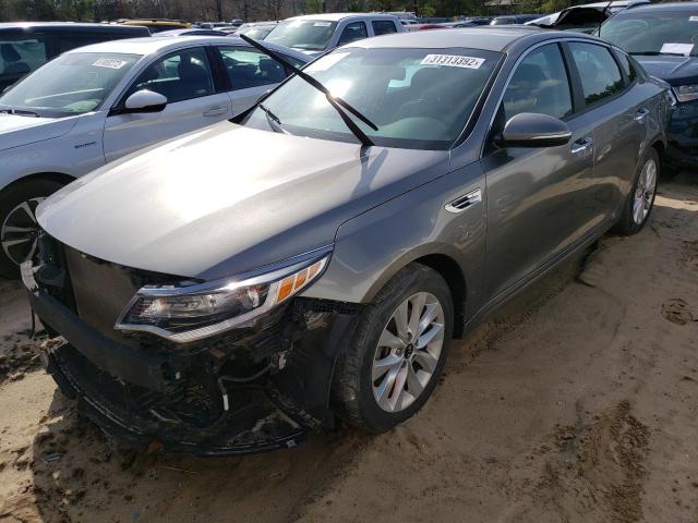 5XXGT4L36JG264486 - 2018 KIA OPTIMA LX GRAY photo 2