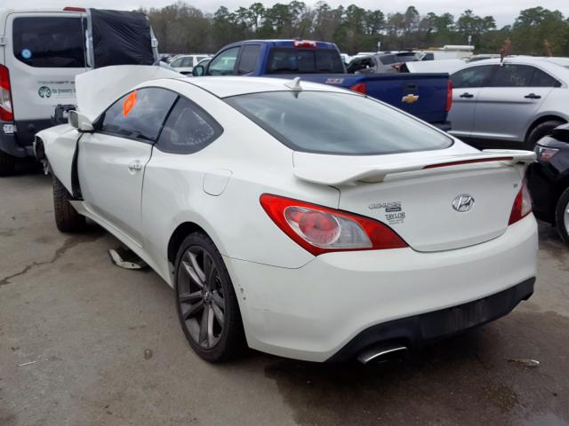 KMHHU6KH0AU012345 - 2010 HYUNDAI GENESIS COUPE 3.8L  photo 3