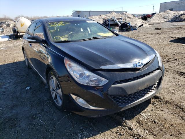 KMHEC4A44BA018449 - 2011 HYUNDAI SONATA HYBRID BLACK photo 1