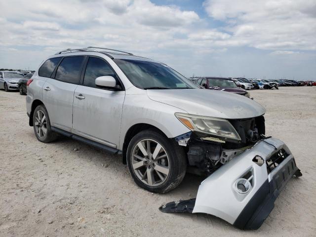 5N1AR2MN3DC654065 - 2013 NISSAN PATHFINDER S GRAY photo 1