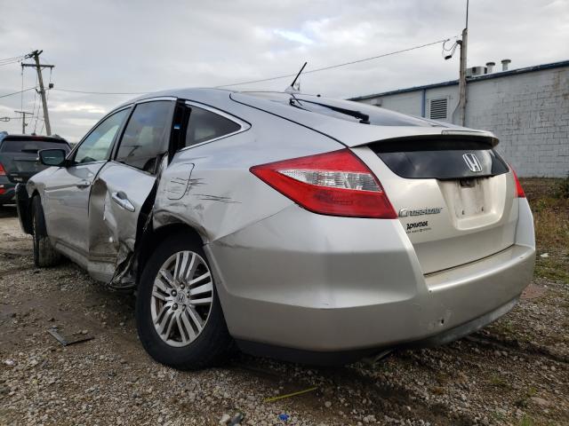 5J6TF3H51CL002785 - 2012 HONDA CROSSTOUR EXL SILVER photo 3