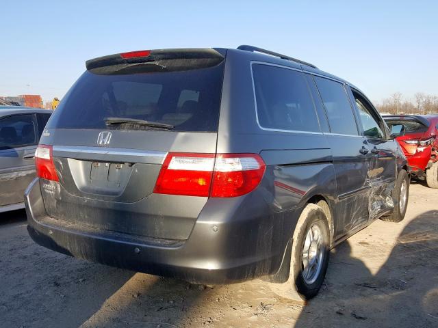 5FNRL38827B008249 - 2007 HONDA ODYSSEY TOURING  photo 4