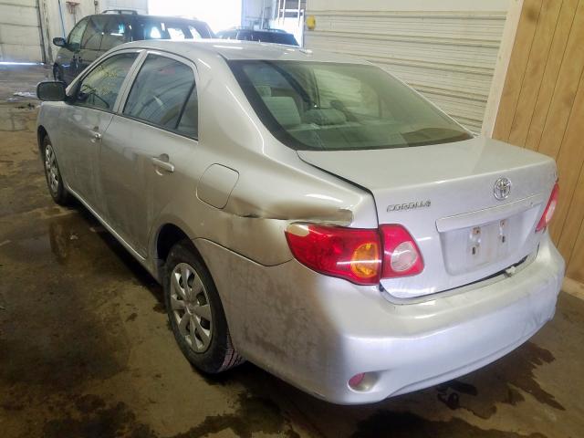 JTDBL40E899070194 - 2009 TOYOTA COROLLA BASE  photo 3