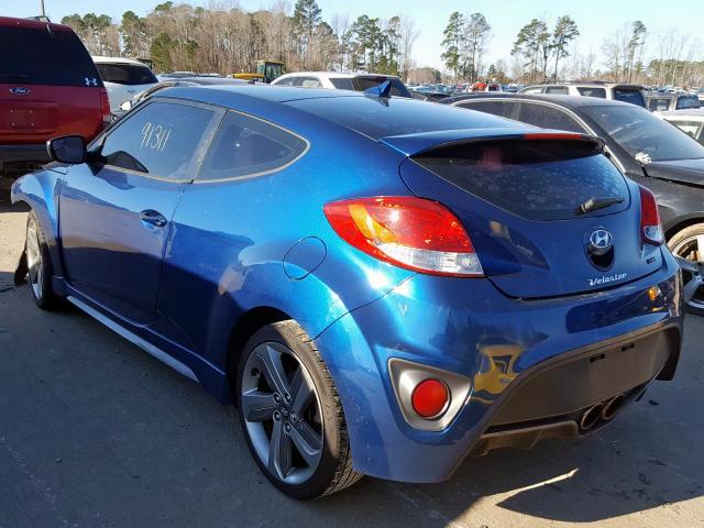 KMHTC6AE5FU241552 - 2015 HYUNDAI VELOSTER TURBO  photo 3