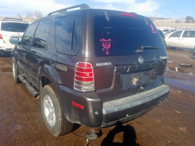 4M2CU39HX7KJ21316 - 2007 MERCURY MARINER HEV  photo 3