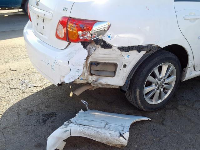 2T1BU4EE6AC410690 - 2010 TOYOTA COROLLA BASE  foto 9