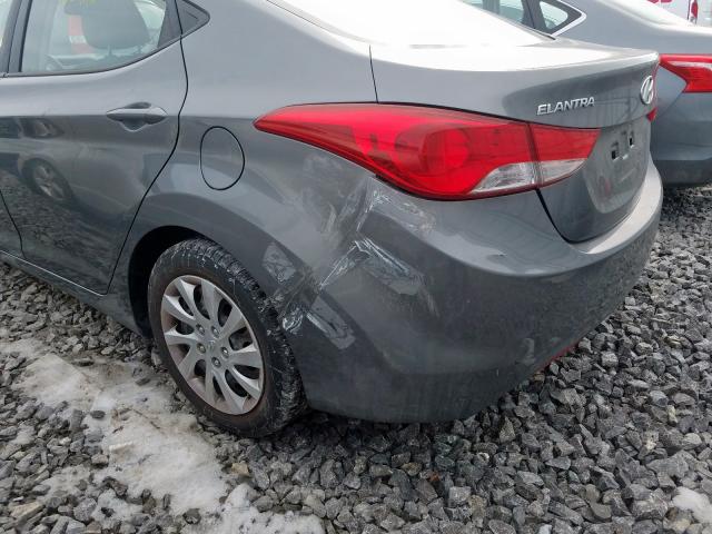 5NPDH4AE3DH435325 - 2013 HYUNDAI ELANTRA GLS  photo 9