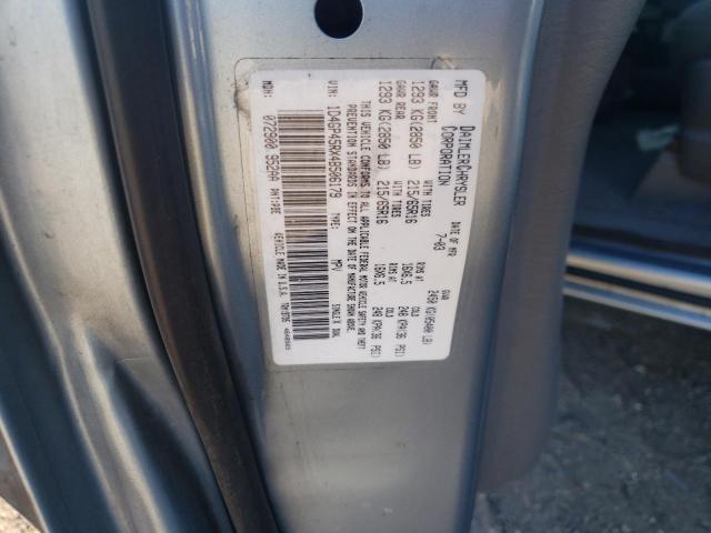 1D4GP45RX4B506179 - 2004 DODGE CARAVAN SXT BLUE photo 10