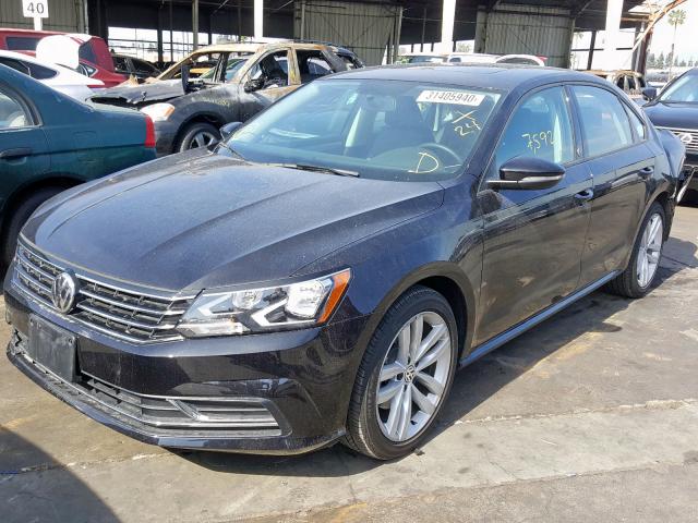 1VWLA7A33KC001072 - 2019 VOLKSWAGEN PASSAT WOLFSBURG  photo 2