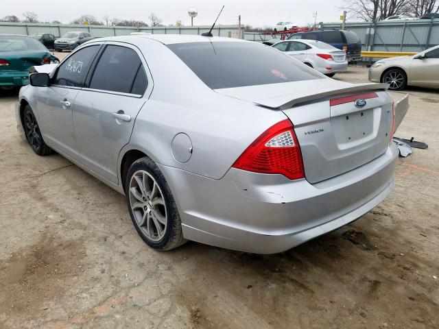 3FAHP0HA6BR267051 - 2011 FORD FUSION SE  photo 3