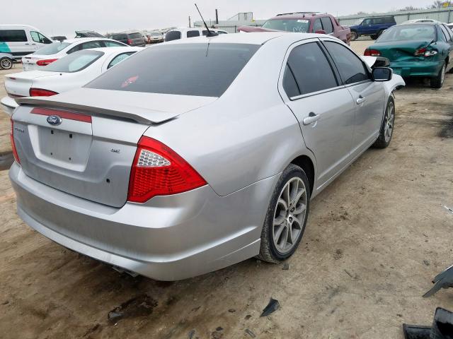 3FAHP0HA6BR267051 - 2011 FORD FUSION SE  photo 4