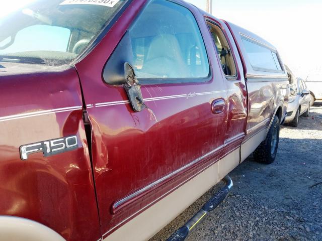 1FTEX18L9VNC86267 - 1997 FORD F150  photo 9