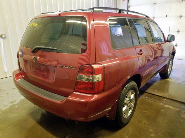 JTEEP21A540016202 - 2004 TOYOTA HIGHLANDER  photo 4