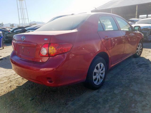 1NXBU40E09Z133763 - 2009 TOYOTA COROLLA BASE  صورة 4