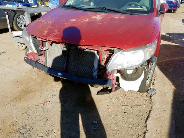 1NXBU40E09Z133763 - 2009 TOYOTA COROLLA BASE  photo 9