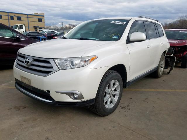 5TDZA3EH3DS040970 - 2013 TOYOTA HIGHLANDER BASE  фото 2